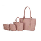 Edelyn Women'S Tote Bag, Small Tote Handbag, Pouch Purse & Wristlet Wallet, Signature Handbag 4 Pcs Set by Mia K