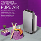 Air Purifier Breathesmart Flex HEPA with Pure Filter | 1400 Sq. Ft | Perfect for Bedrooms & Home Offices - Captures Allergens, Dust, & Mold - Espresso