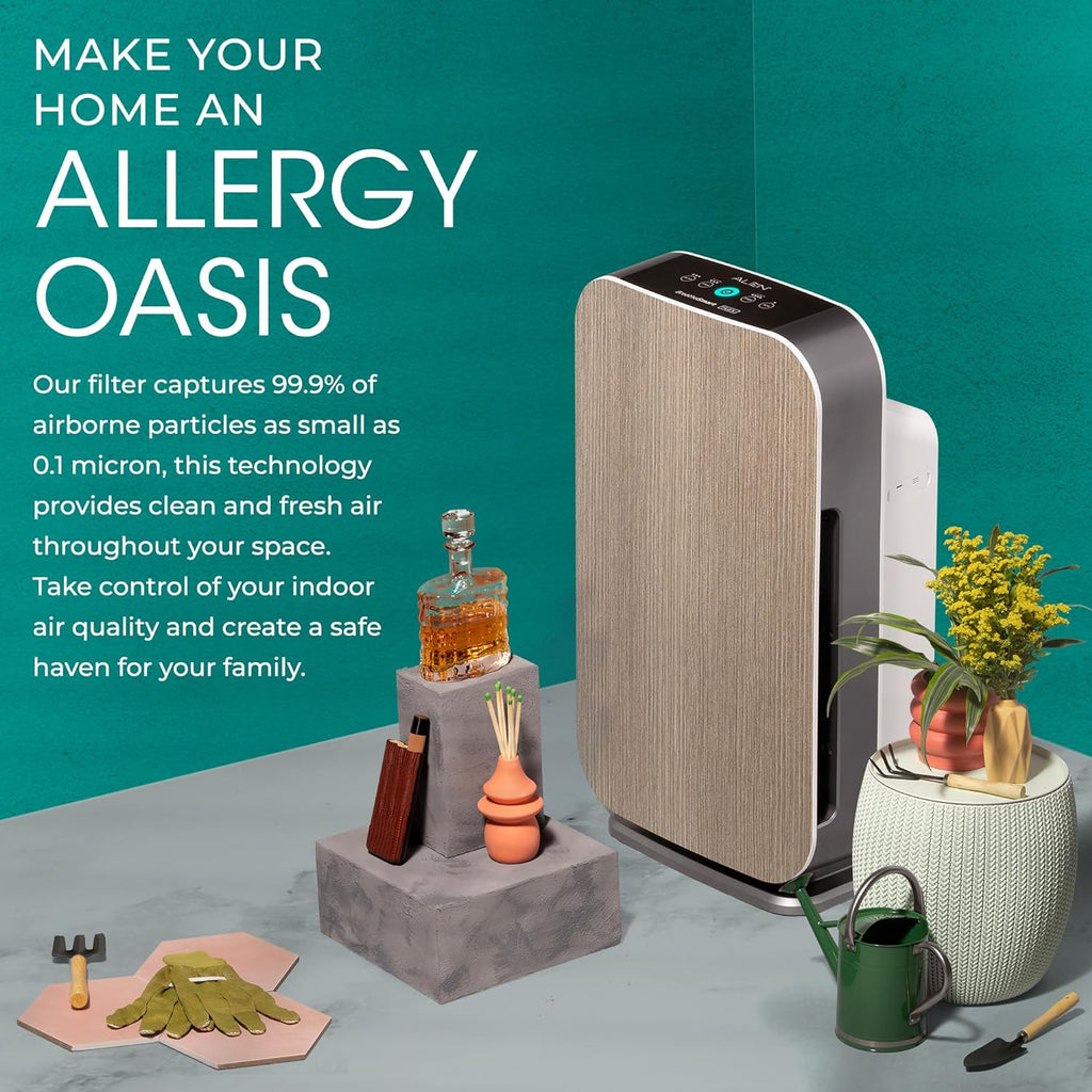 Air Purifier Breathesmart Flex HEPA with Pure Filter | 1400 Sq. Ft | Perfect for Bedrooms & Home Offices - Captures Allergens, Dust, & Mold - Espresso